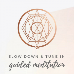 Slow Down & Tune In Meditation Slow Down & Tune In Meditation