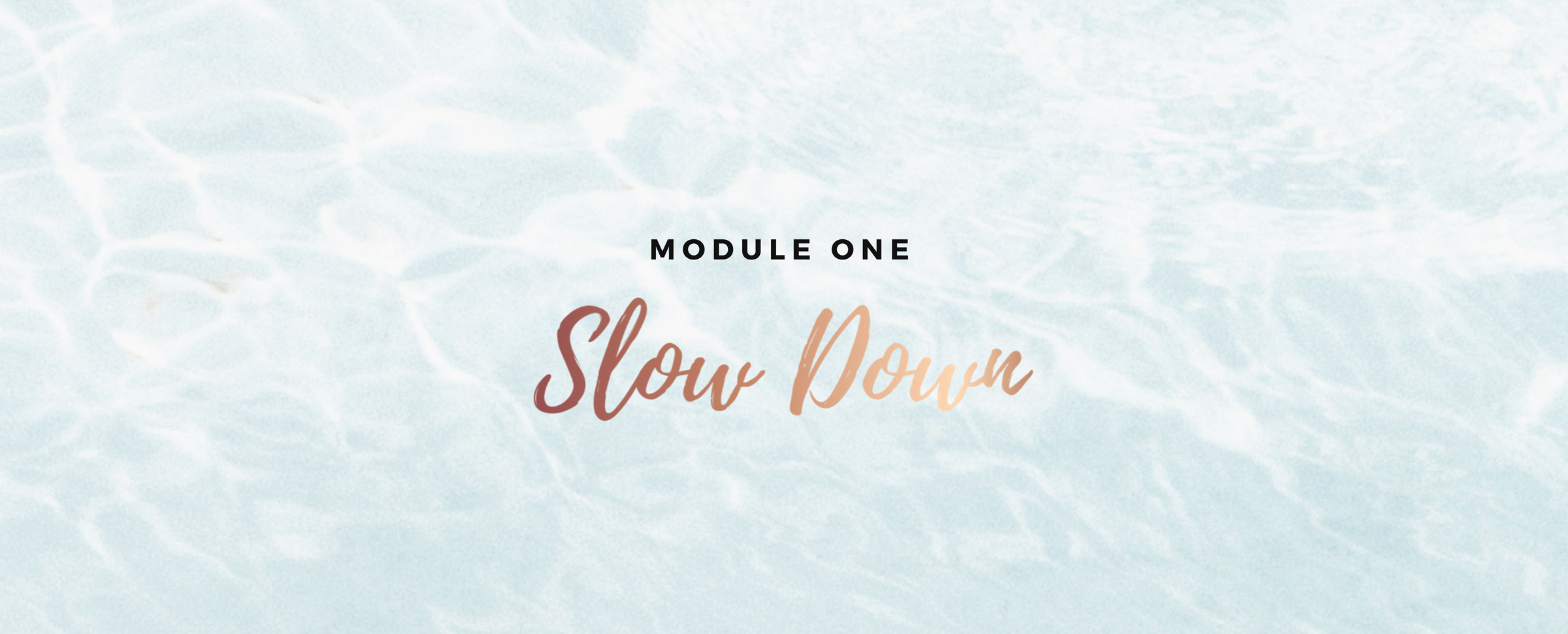 MODULE ONE (4) MODULE ONE (4)