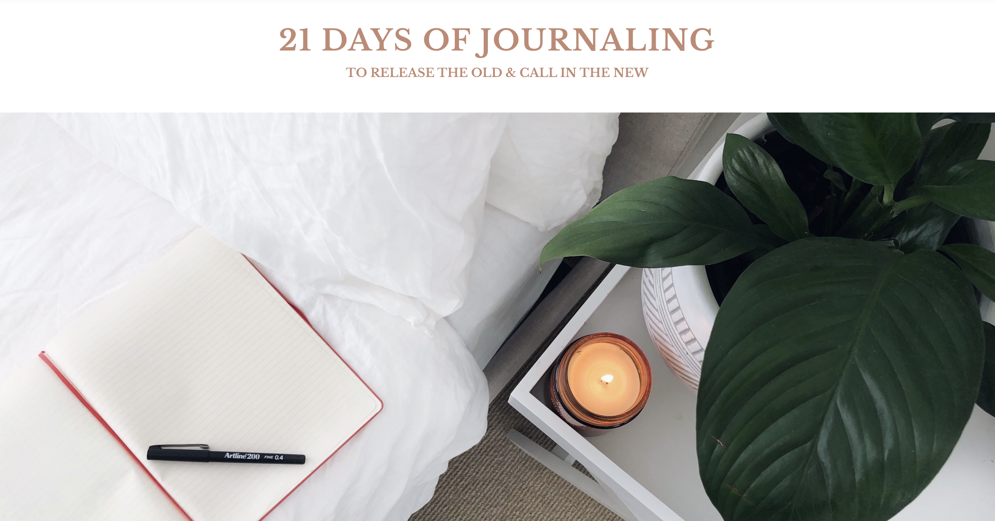21 Days of Journaling